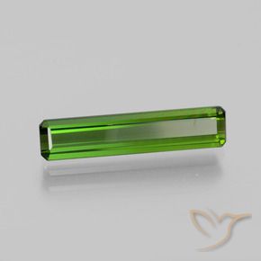 Turmalina verde escuro Natural 1.71ct, Corte Octógono / Esmeralda, VVS-VS