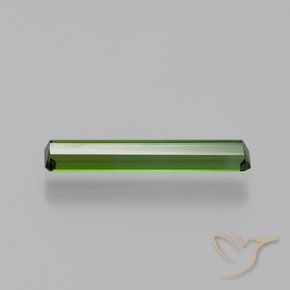 Turmalina Verde floresta Natural 1.38ct, Corte Octógono / Esmeralda, VVS-VS