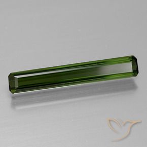 Turmalina Verde floresta Natural 1.08ct, Corte Octógono / Esmeralda, VVS