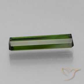 Turmalina Verde escuro Natural 1.58ct, Corte Octógono / Esmeralda, VVS