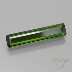 Turmalina Verde Terroso Natural 1.60ct, Corte Octógono / Esmeralda, VVS