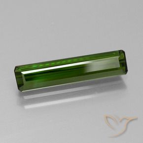 Turmalina Verde escuro Natural 1.70ct, Corte Octógono / Esmeralda, VVS