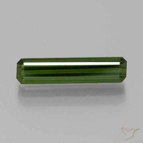 1.90ct Natural Verde floresta Turmalina, Corte Esmeralda, VVS