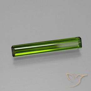 Turmalina Verde Terroso Natural 1.34ct, Corte Octógono / Esmeralda, VS