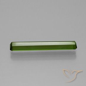 Turmalina Verde Terroso Natural 1.34ct, Corte Octógono / Esmeralda, VS