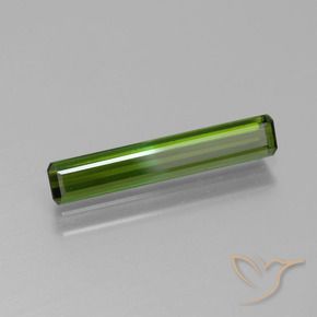 Turmalina verde escuro Natural 1.13ct, Corte Octógono / Esmeralda, VVS