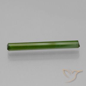 Turmalina Verde Terroso Natural 1.18ct, Corte Octógono / Esmeralda, VVS