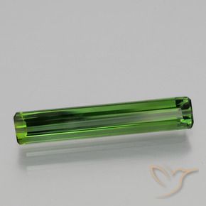 Turmalina Verde Terroso Natural 1.76ct, Corte Octógono / Esmeralda, VVS-VS