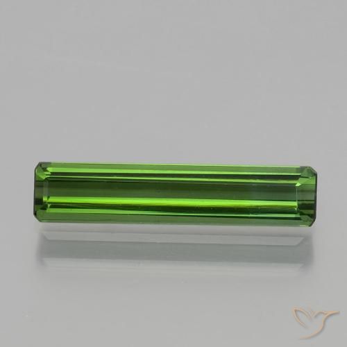 1.21ct Natural Verde floresta Turmalina, Corte Esmeralda, VVS-VS