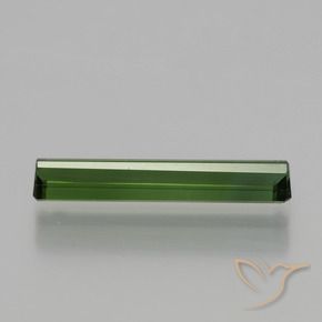 Turmalina Verde floresta Natural 1.21ct, Corte Octógono / Esmeralda, VVS-VS