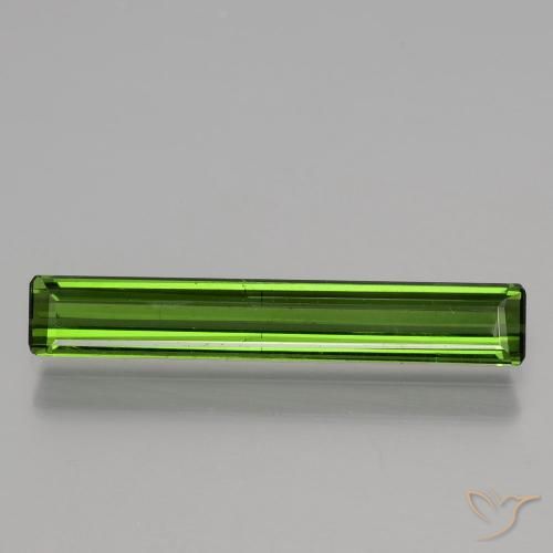 1.43ct Natural Verde médio Turmalina, Corte Esmeralda, VS