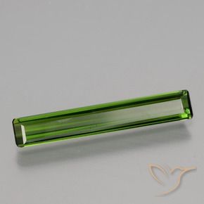 Turmalina Verde médio Natural 1.43ct, Corte Octógono / Esmeralda, VS