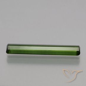 Turmalina Verde médio Natural 1.43ct, Corte Octógono / Esmeralda, VS