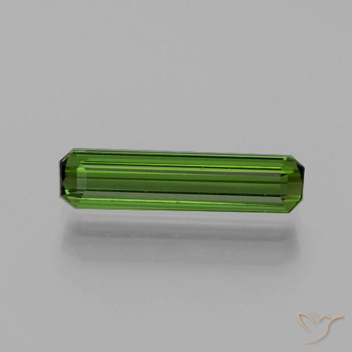1.19ct Natural Verde médio Turmalina, Corte Esmeralda, VVS-VS