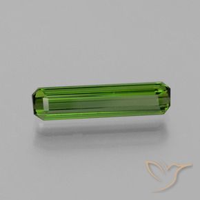 Turmalina Verde médio Natural 1.19ct, Corte Octógono / Esmeralda, VVS-VS