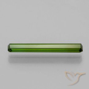 Turmalina Verde floresta Natural 1.41ct, Corte Octógono / Esmeralda, VVS-VS