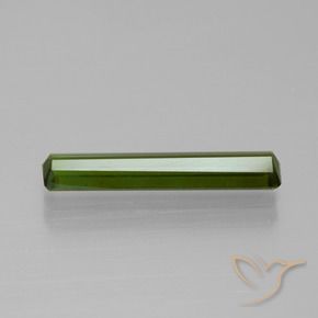 Turmalina verde escuro Natural 1.45ct, Corte Octógono / Esmeralda, VVS-VS