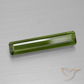 Turmalina Verde Terroso Natural 1.45ct, Corte Octógono / Esmeralda, VVS-VS