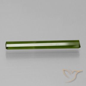 Turmalina verde escuro Natural 1.56ct, Corte Octógono / Esmeralda, VS