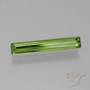 Turmalina Verde floresta Natural 1.36ct, Corte Octógono / Esmeralda, VVS-VS