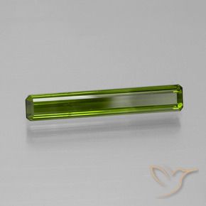 Turmalina Verde floresta Natural 1.73ct, Corte Octógono / Esmeralda, VVS-VS