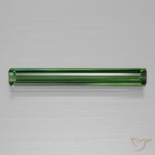 1.29ct Natural Verde médio Turmalina, Corte Esmeralda, VVS-VS