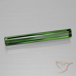 Turmalina Verde médio Natural 1.29ct, Corte Octógono / Esmeralda, VVS-VS