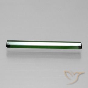 Turmalina Verde médio Natural 1.29ct, Corte Octógono / Esmeralda, VVS-VS