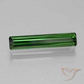 Turmalina verde escuro Natural 1.56ct, Corte Octógono / Esmeralda, VVS-VS