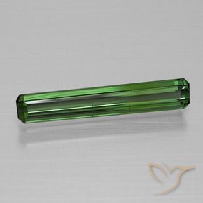 Turmalina Verde médio-escuro Natural 1.13ct, Corte Octógono / Esmeralda, VS
