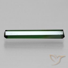 Turmalina Verde médio-escuro Natural 1.13ct, Corte Octógono / Esmeralda, VS
