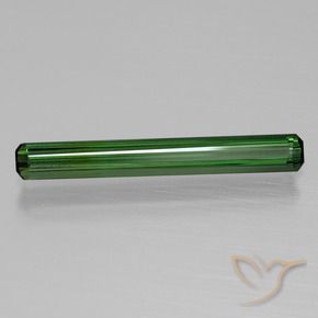 Turmalina verde escuro Natural 1.37ct, Corte Octógono / Esmeralda, VVS-VS