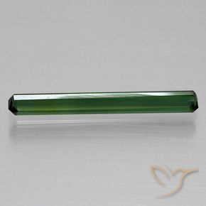 Turmalina verde escuro Natural 1.37ct, Corte Octógono / Esmeralda, VVS-VS