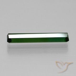 Turmalina Verde médio Natural 1.35ct, Corte Octógono / Esmeralda, VVS-VS