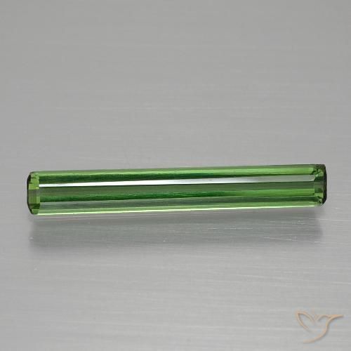 1.08ct Natural Verde floresta Turmalina, Corte Esmeralda, VVS-VS