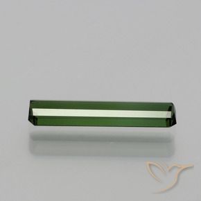 Turmalina Verde Terroso Natural 1.04ct, Corte Octógono / Esmeralda, VVS-VS