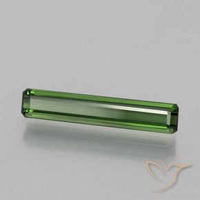 Turmalina Verde Terroso Natural 1.37ct, Corte Octógono / Esmeralda, VS