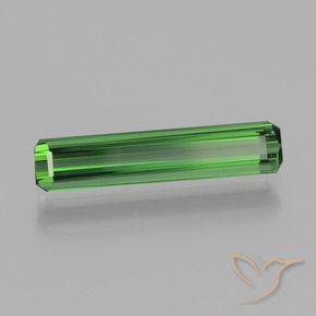 Turmalina verde escuro Natural 1.30ct, Corte Octógono / Esmeralda, VVS