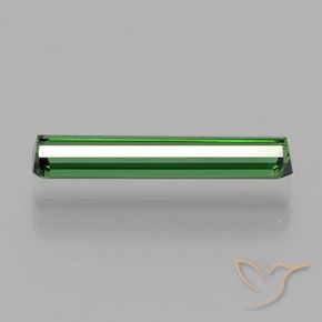 Turmalina verde escuro Natural 1.30ct, Corte Octógono / Esmeralda, VVS