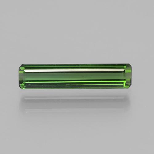 Turmalina verde natural 1,25ct, corte esmeralda, VVS