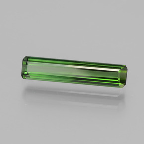 Turmalina verde natural 1,25ct, corte esmeralda, VVS