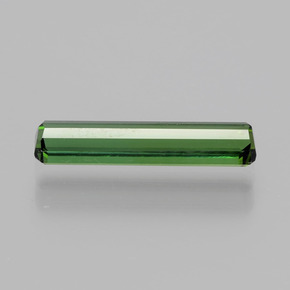 Turmalina verde natural 1,25ct, corte esmeralda, VVS
