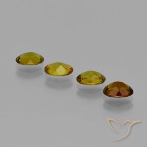 Pedras preciosas de Turmalina Marrom Quente natural de 2.07 ct, oval, VVS-VS