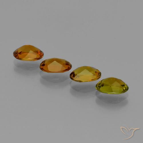 Pedras preciosas de Turmalina Marrom Profundo a Dourado Avermelhado natural de 2.62 ct, oval, VVS-VS