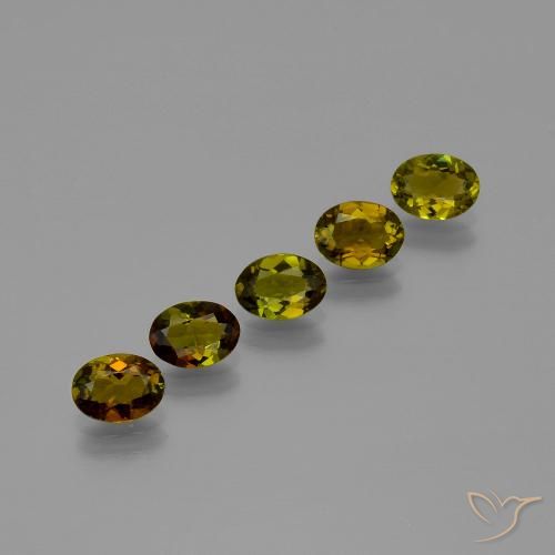Pedras preciosas de Turmalina Canela Marrom natural de 2.48 ct, oval, VVS-VS
