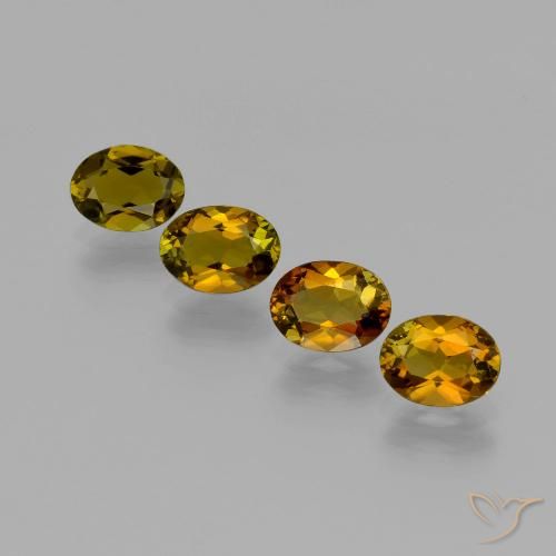 Pedras preciosas de Turmalina Marrom Quente natural de 3.00 ct, oval, VVS