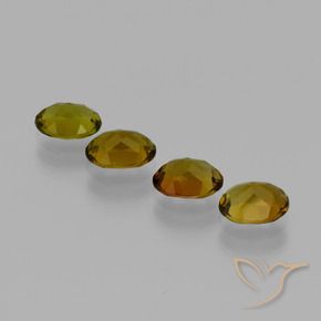 Pedras preciosas de Turmalina Marrom Quente natural de 3.00 ct, oval, VVS