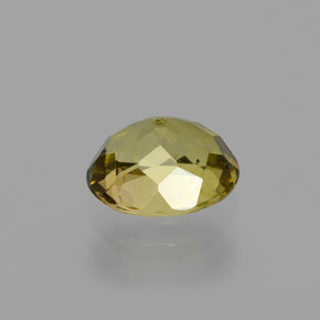 Turmalina Luz amarela Natural 1.18ct, Corte Oval, VS