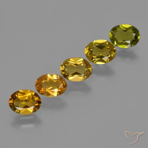 Pedras preciosas de Turmalina Terra Verde natural de 2.56 ct, oval, VS