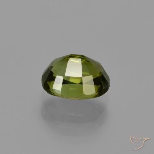 Turmalina Verde floresta Natural 1.23ct, Corte Oval, VS